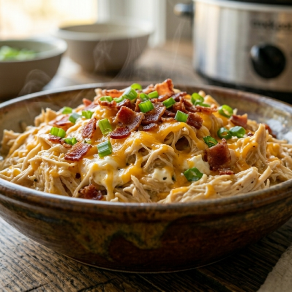 Crack chicken crock pot creamy slow cooker recipe