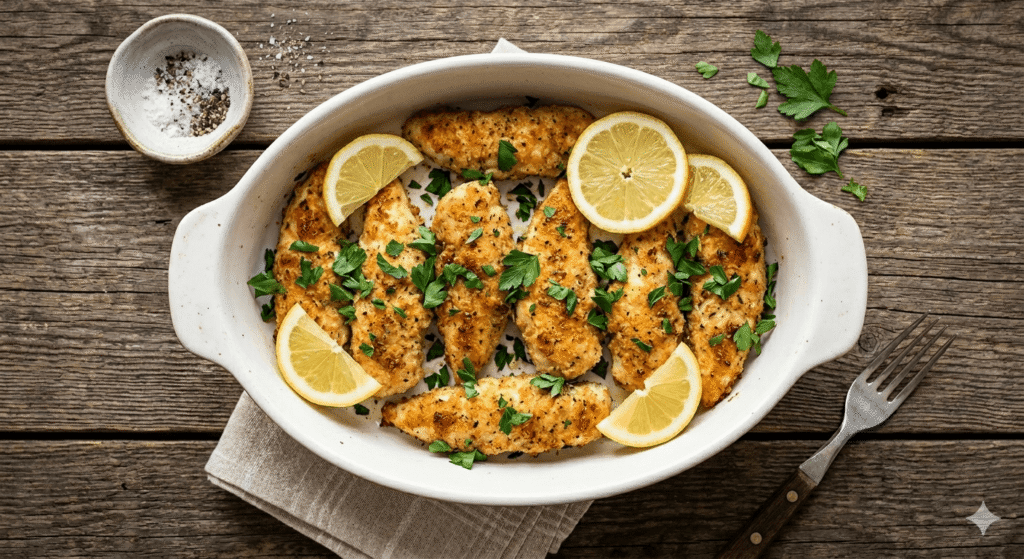 Oven Baked Chicken Tenderloins – Juicy, Golden & Ready in 30 Minutes