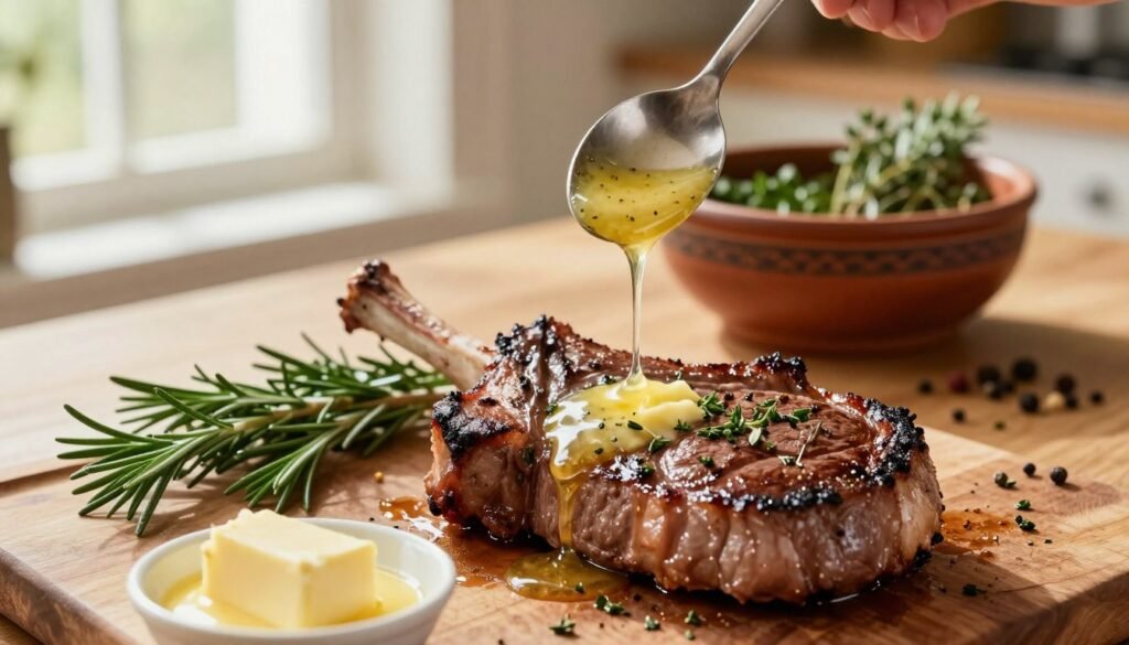 basting butter herbs