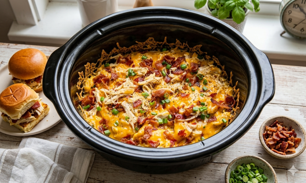 Crack Chicken Slow Cooker – Creamy, Easy and Flavor-Packed Recipe