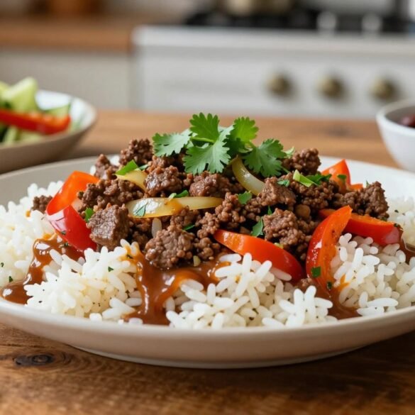 ground beef and rice recipes