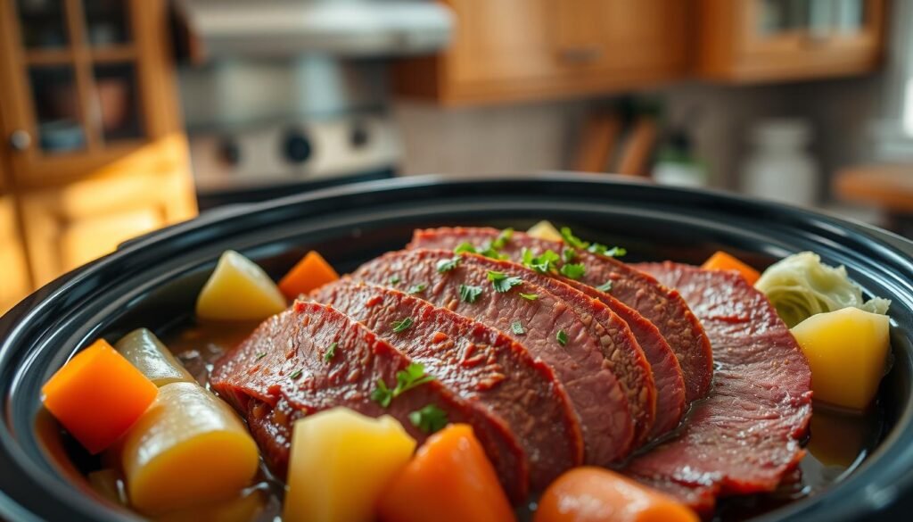 Corned Meat Recipe Slow Cooker – Tender, Flavorful and Effortlessly Easy