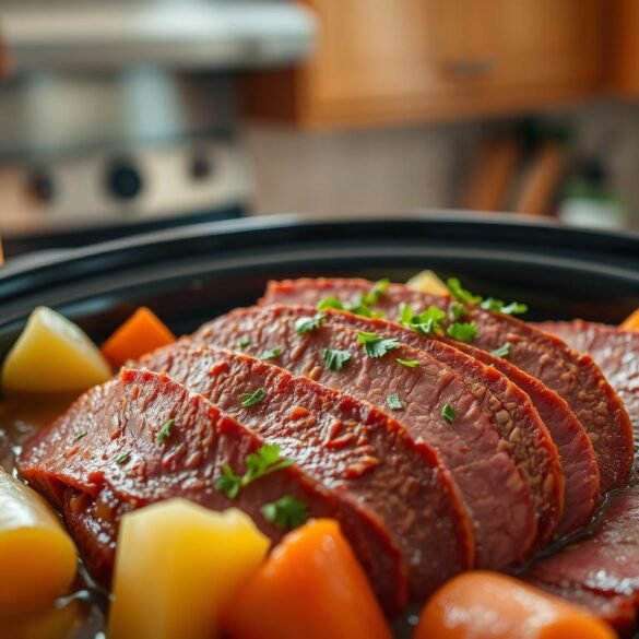 corned meat recipe slow cooker