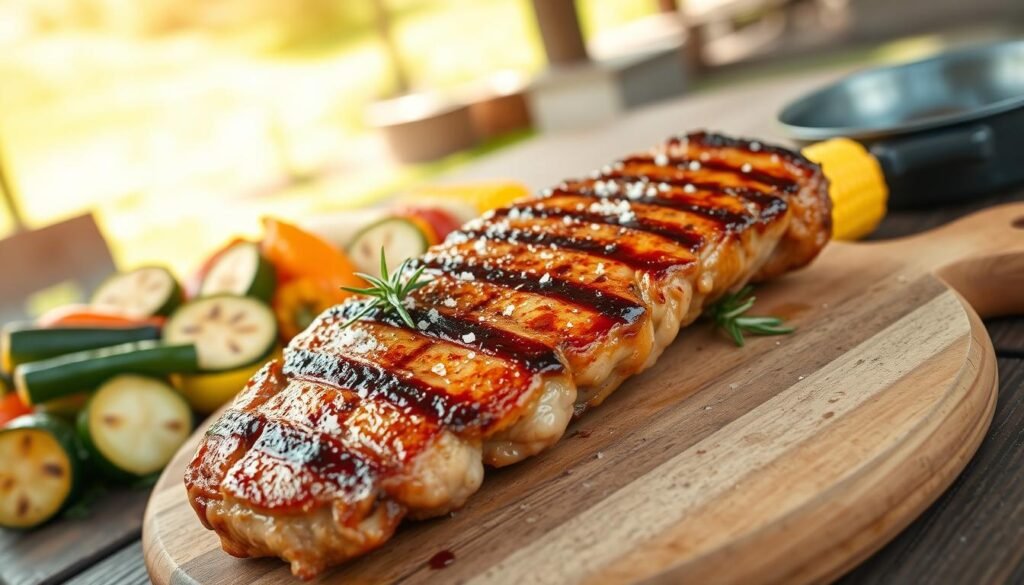grilled pork steak grilled pork steak
